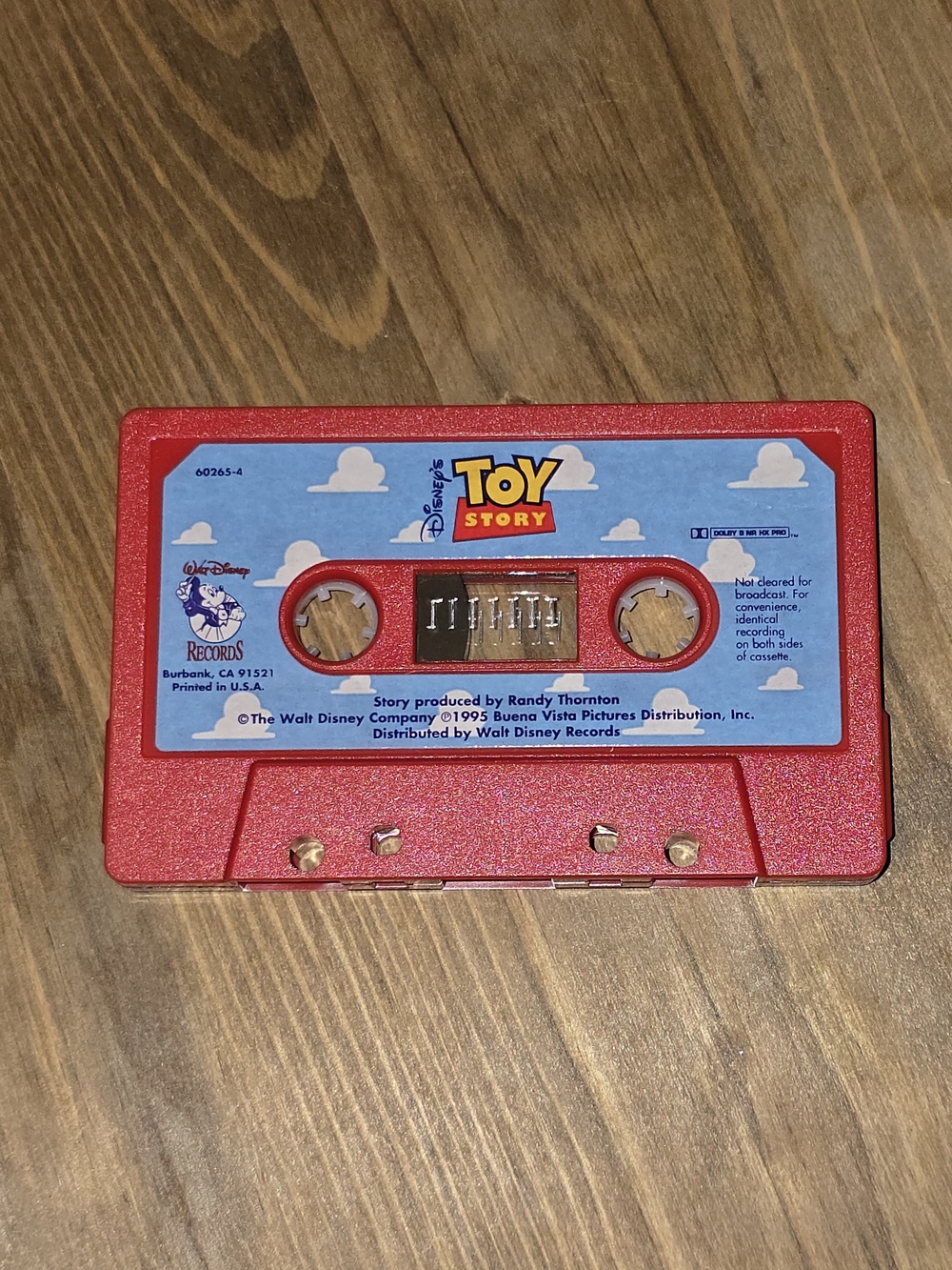 Toy Story Kids Audio Cassette - Red